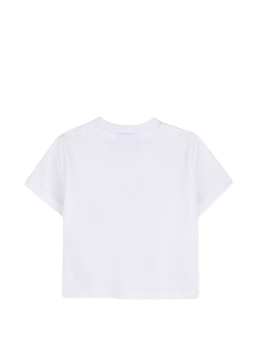 Set t-shirt con shorts per neonato Boss Kids bianco con logo J53050 21K BOSS KIDS