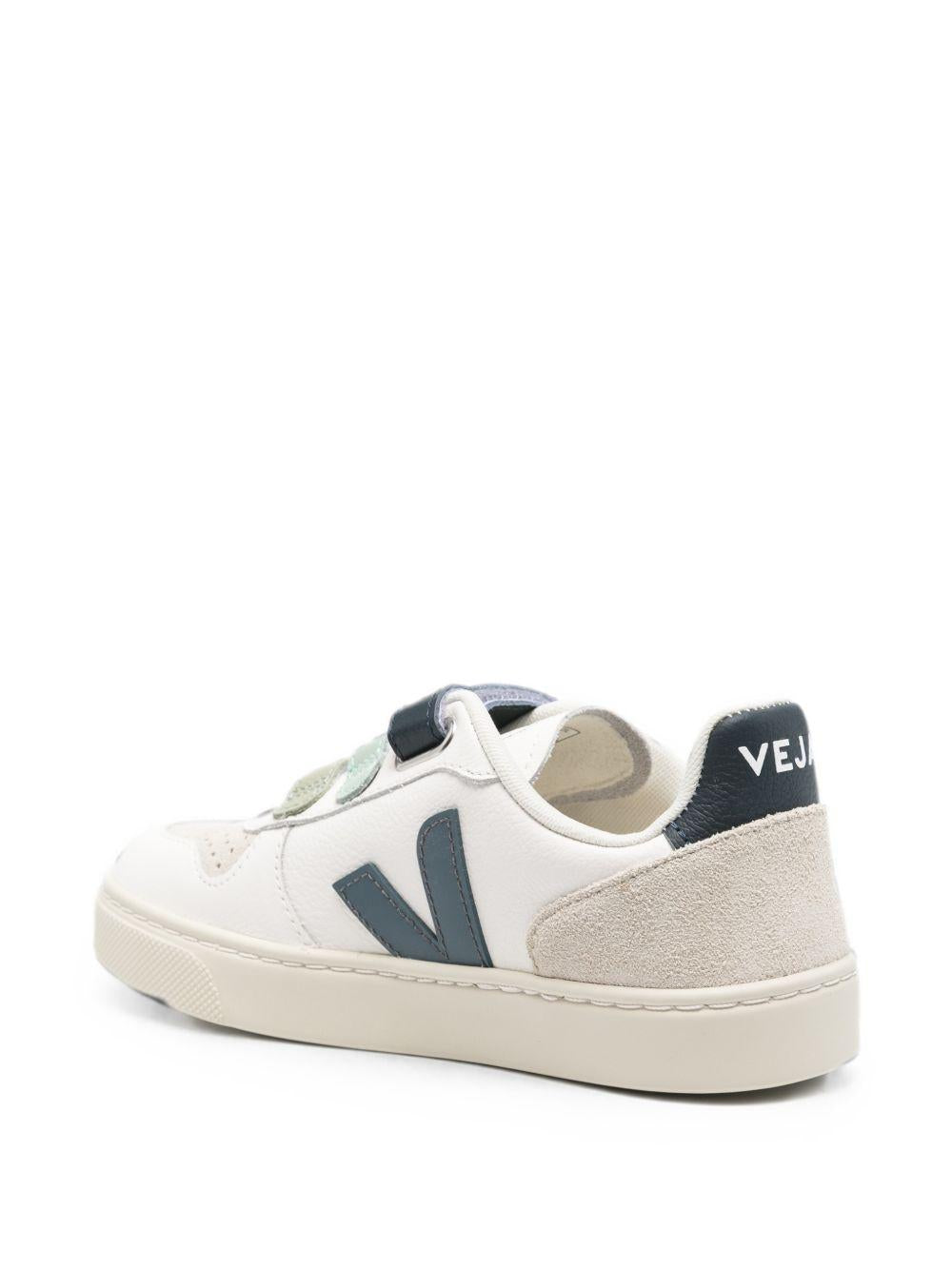 Sneakers per bambini Veja Kids bianche con logo sui lati CV0521761 WHITE CALIFORNIA VEJA KIDS