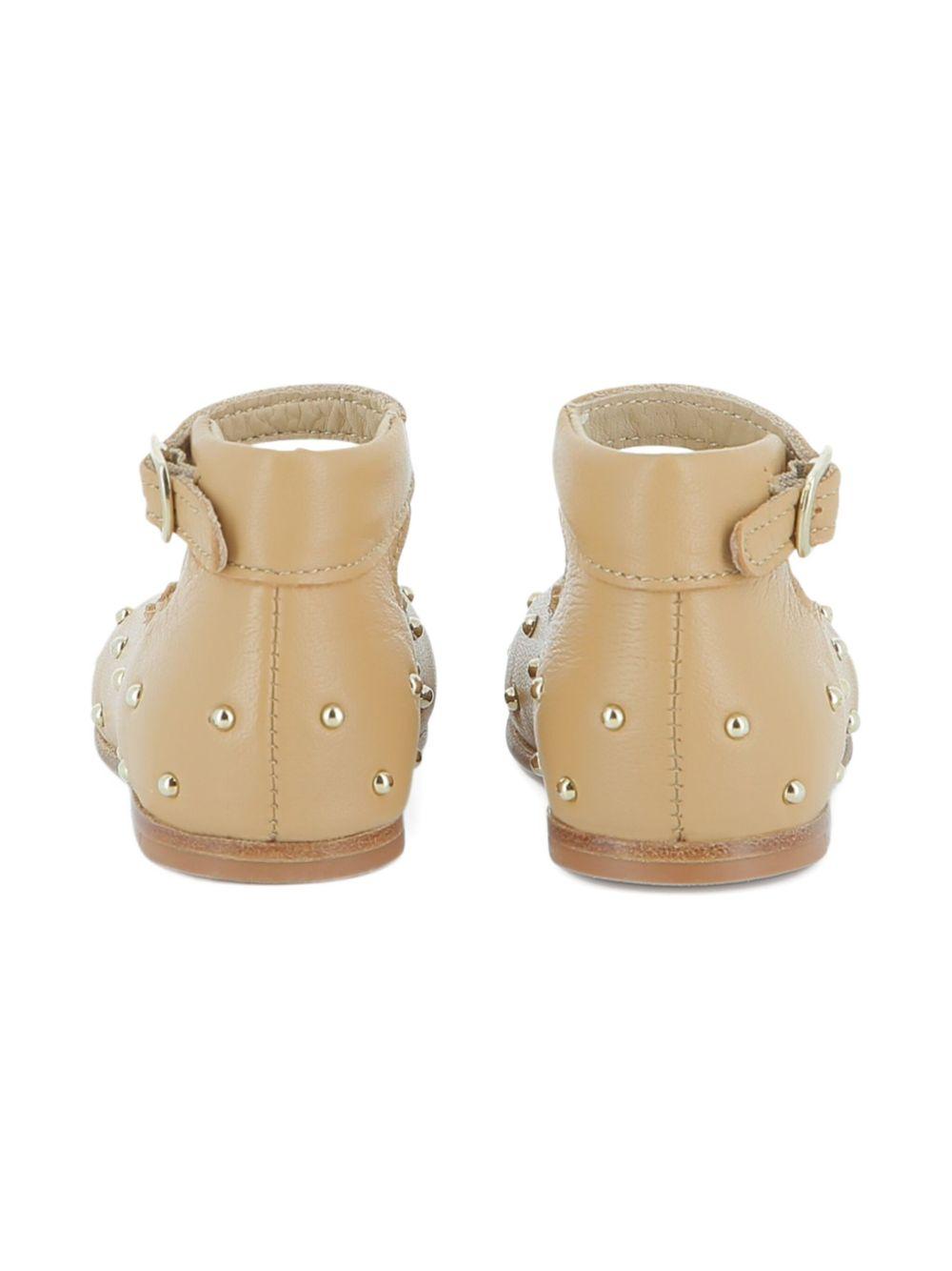 Ballerine per bambina Chloé Kids beige con orlo a smerlo C20729 31C CHLOE' KIDS