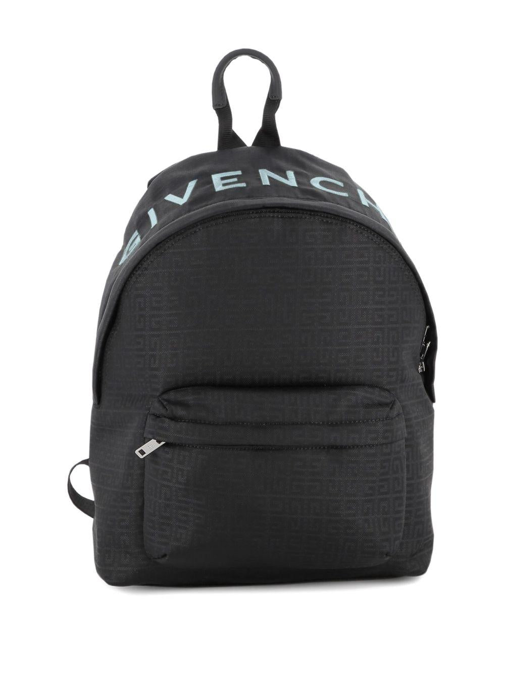 Zaino per bambini Givenchy Kids nero con logo ricamato H30902 09B GIVENCHY KIDS