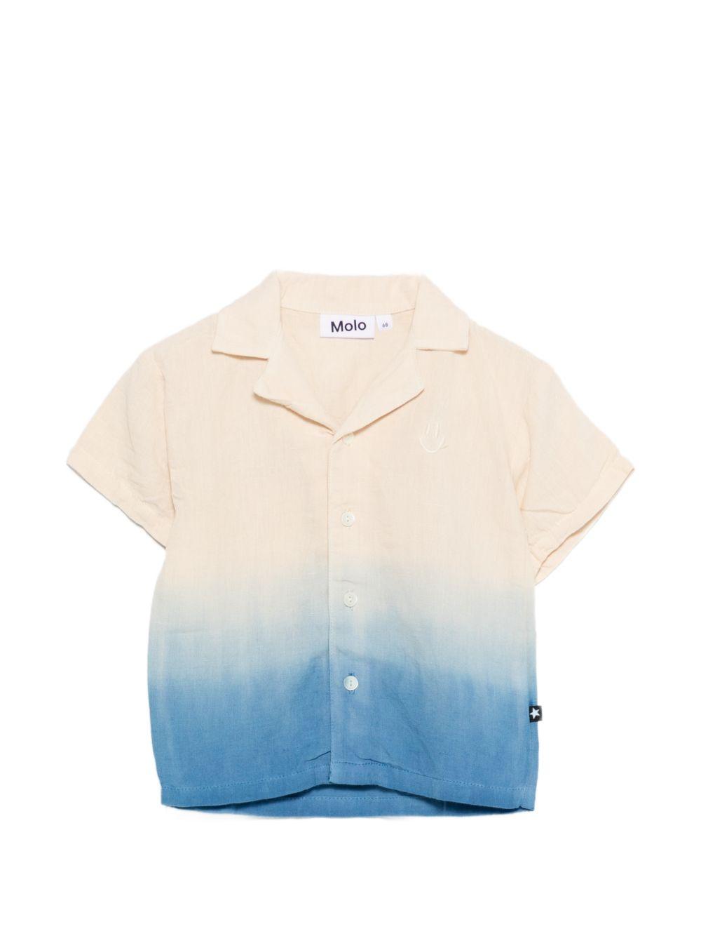 Camicia per bambino Molo multicolore con colletto alla coreana 6S26C204 5658 MOLO KIDS
