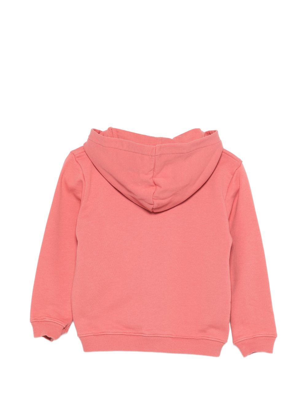 Felpa per bambina Bonpoint rosa con dettagli ricamati S06GSWK00005 128 BONPOINT KIDS