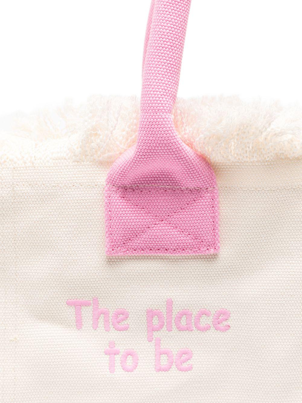 Borsa Vanity MC2 Saint Barth bianca con manici a contrasto VANI001 09476L MC2 ST. BARTH KIDS