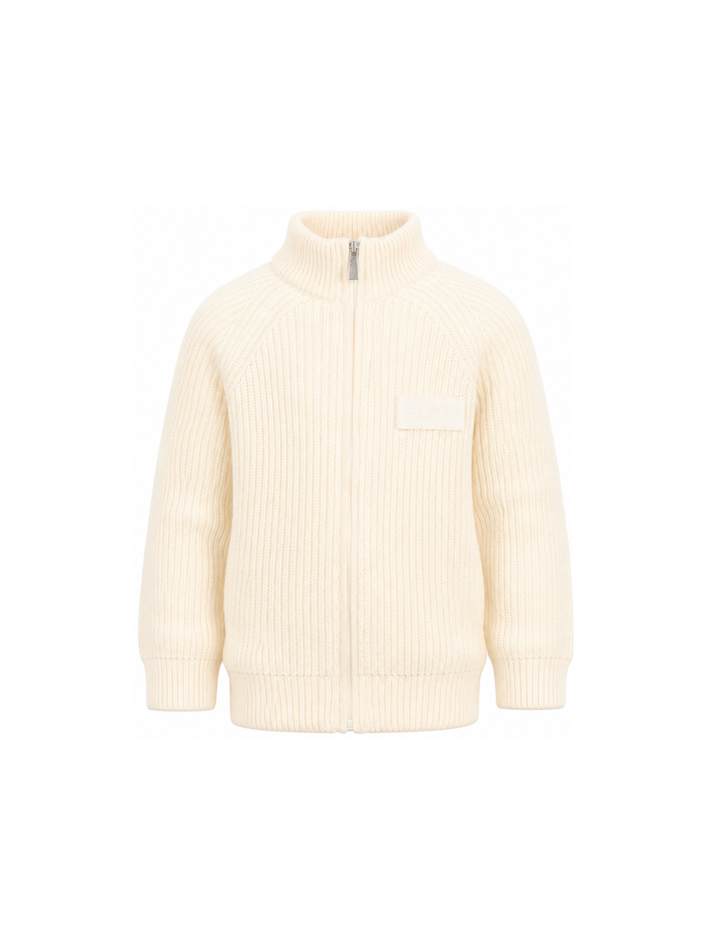 Cardigan per bambino Paul & Shark Kids beige con chiusura con zip WUW009LHE43 10057 PAUL & SHARK KIDS