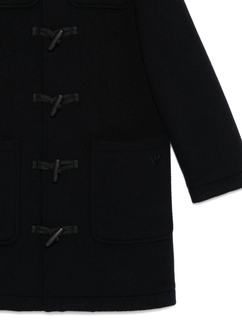Cappotto per bambino Emporio Armani Kids blu navy con cappuccio EB000493 AF16038 UB118 EMPORIO ARMANI KIDS