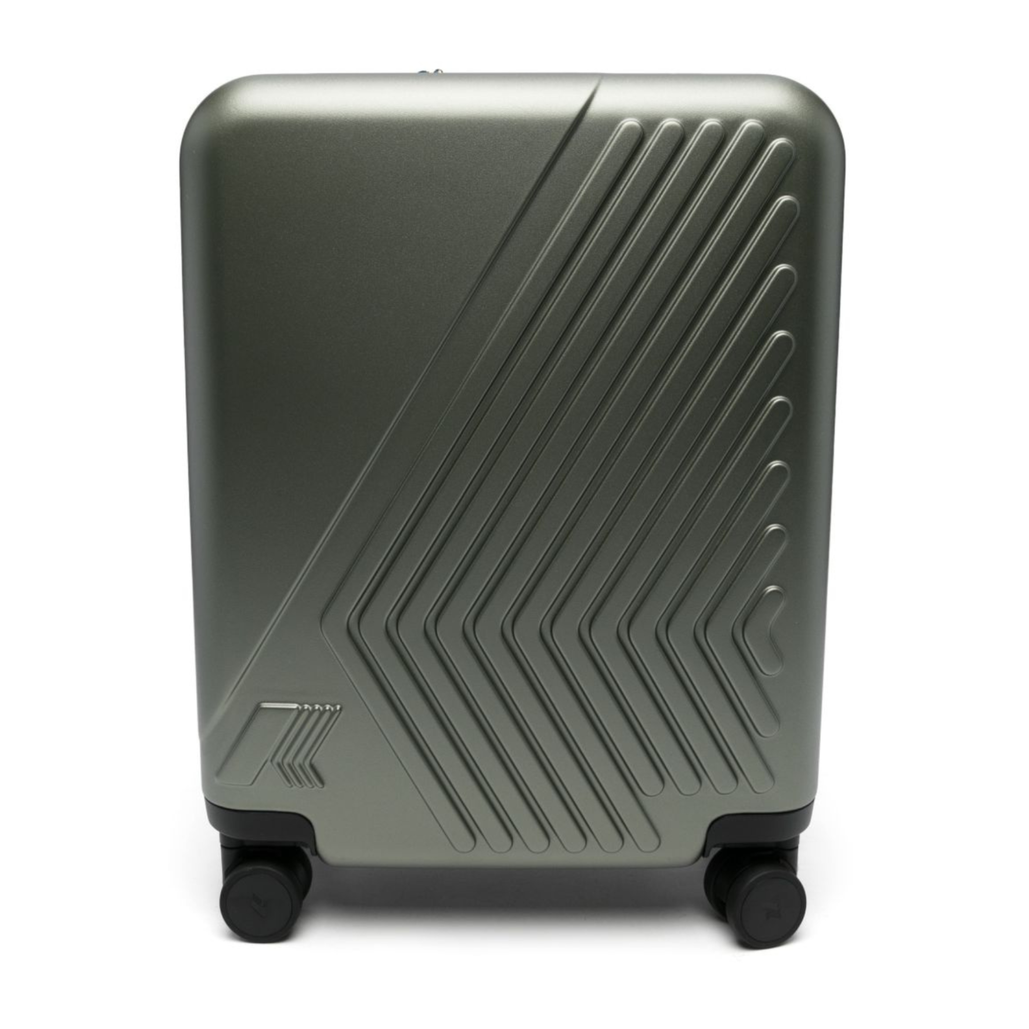 Trolley Eudoxie K-Way Kids verde con logo sul davanti K4125ZW V15 K-WAY KIDS