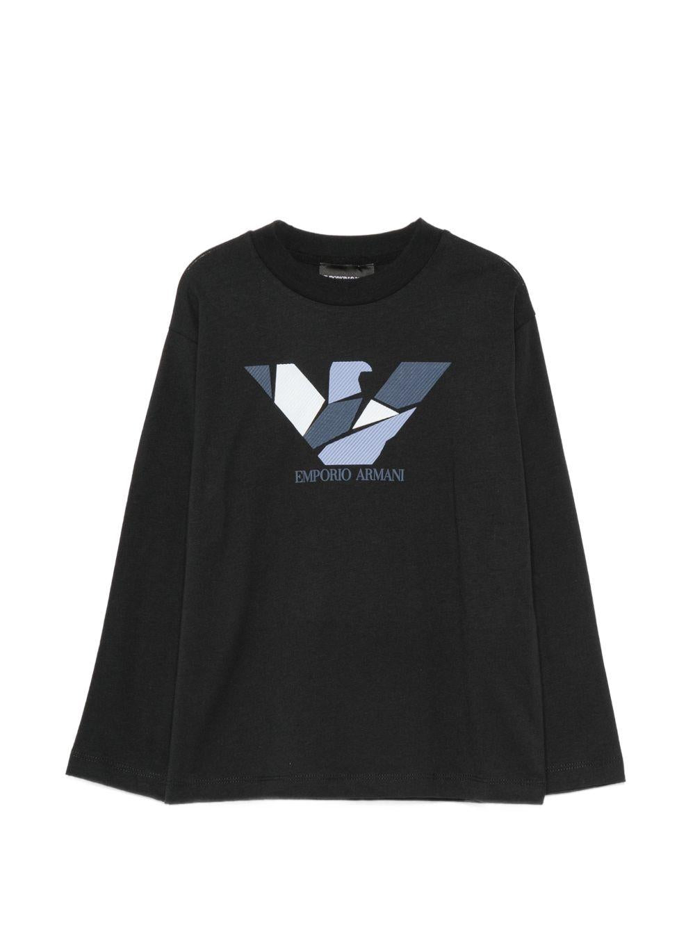 Set di due t-shirt per bambino Emporio Armani Kids multicolore con stampa grafica EB001664 AF16162 MB804 EMPORIO ARMANI KIDS