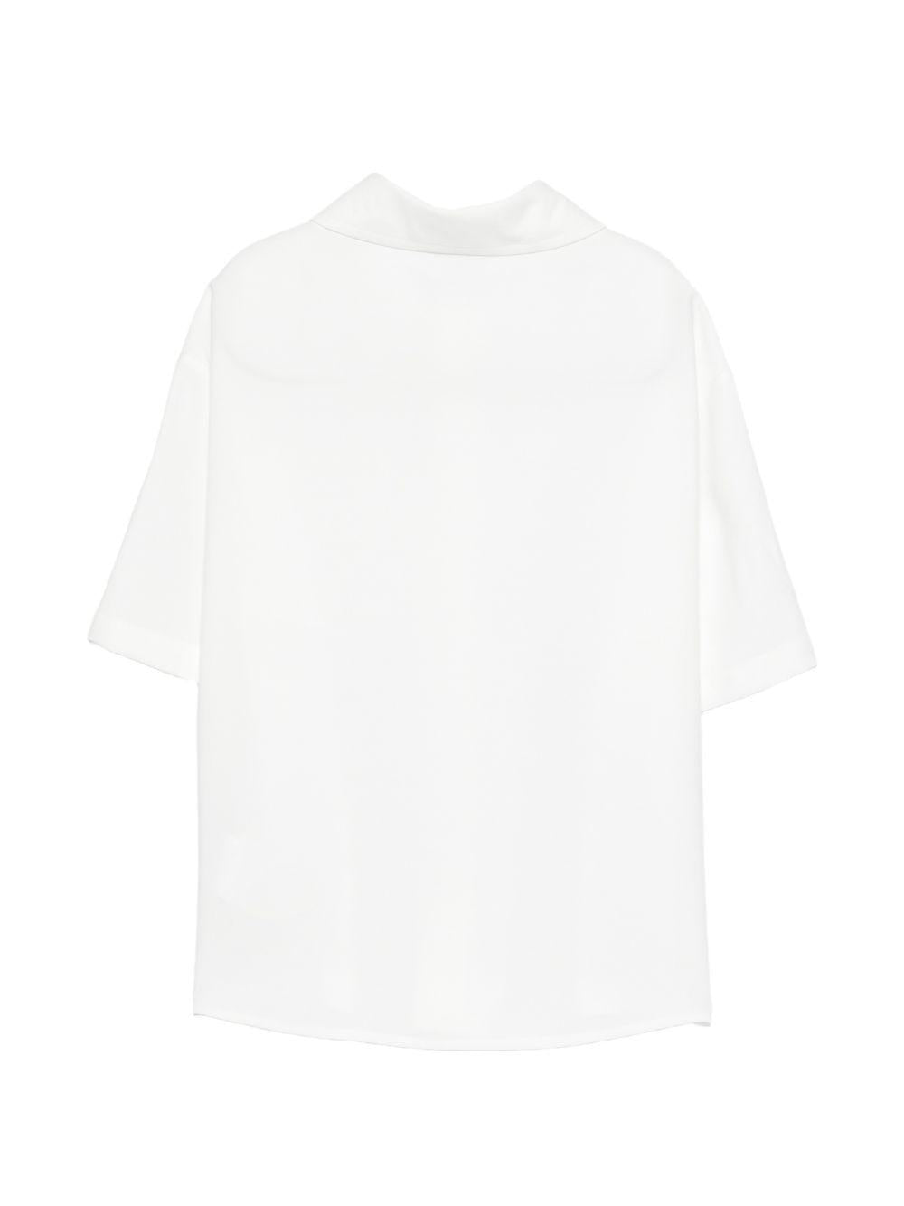 Camicia per bambino Paolo Pecora Kids bianca con colletto classico PP4302 GESSO PAOLO PECORA KIDS