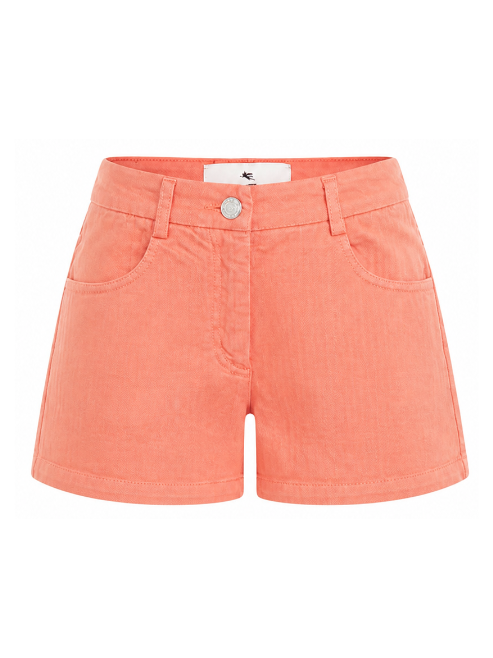 Shorts per bambina Etro Kids arancione con logo ricamato GY6B09 G0064 408 ETRO KIDS