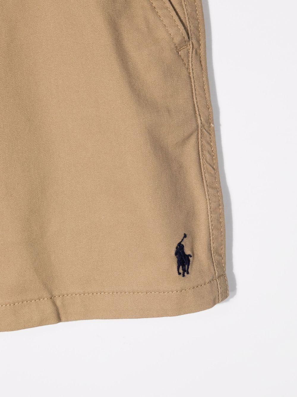 Shorts cargo per bambino Ralph Lauren Kids beige con tasce posteriori 322855350 002 Ralph Lauren kids