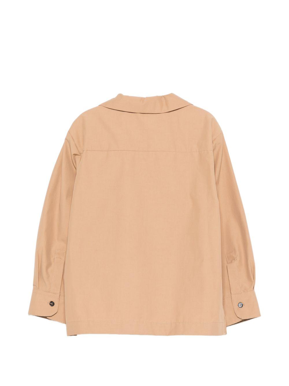 Camicia per bambino Balmain Kids marrone con colletto classico BY2P90 B0094 116 BALMAIN KIDS