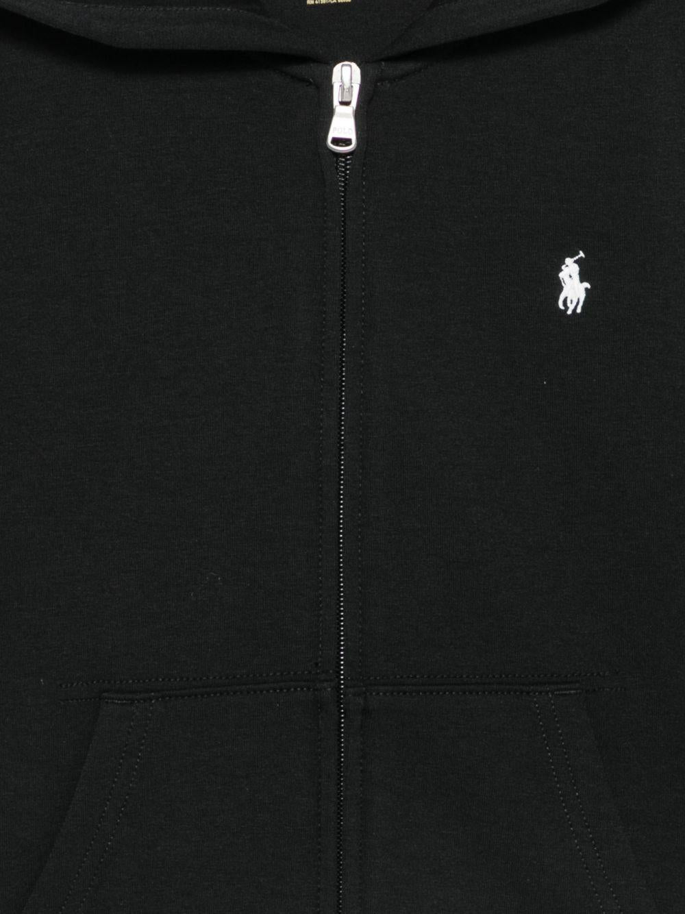 Felpa per bambino Polo Ralph Lauren Kids nera con motivo Polo Pony 322A95762 005 Ralph Lauren kids