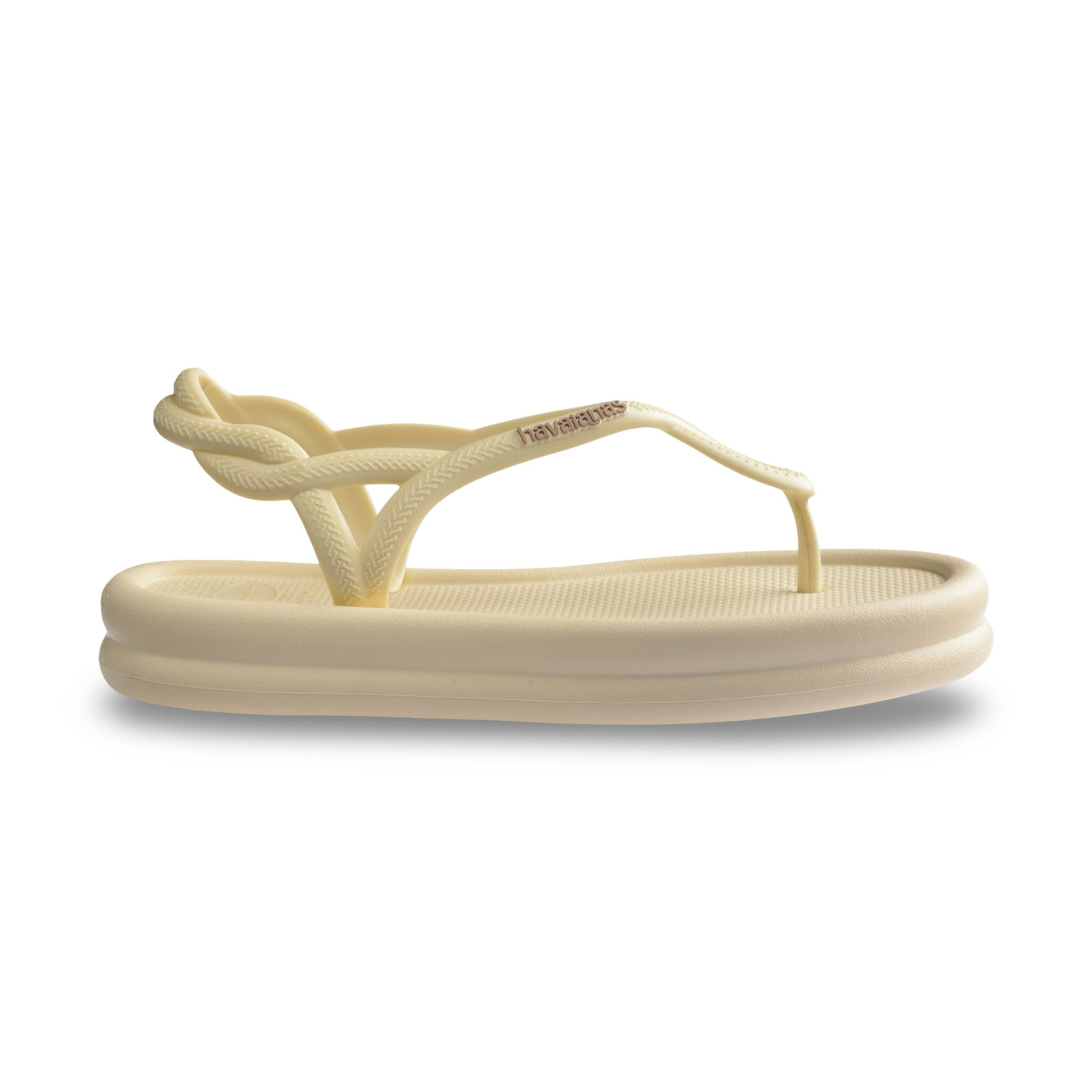 Infradito da donna Havaianas beige con dettaglio cinturino incrociato 4150264 9256 HAVAIANAS