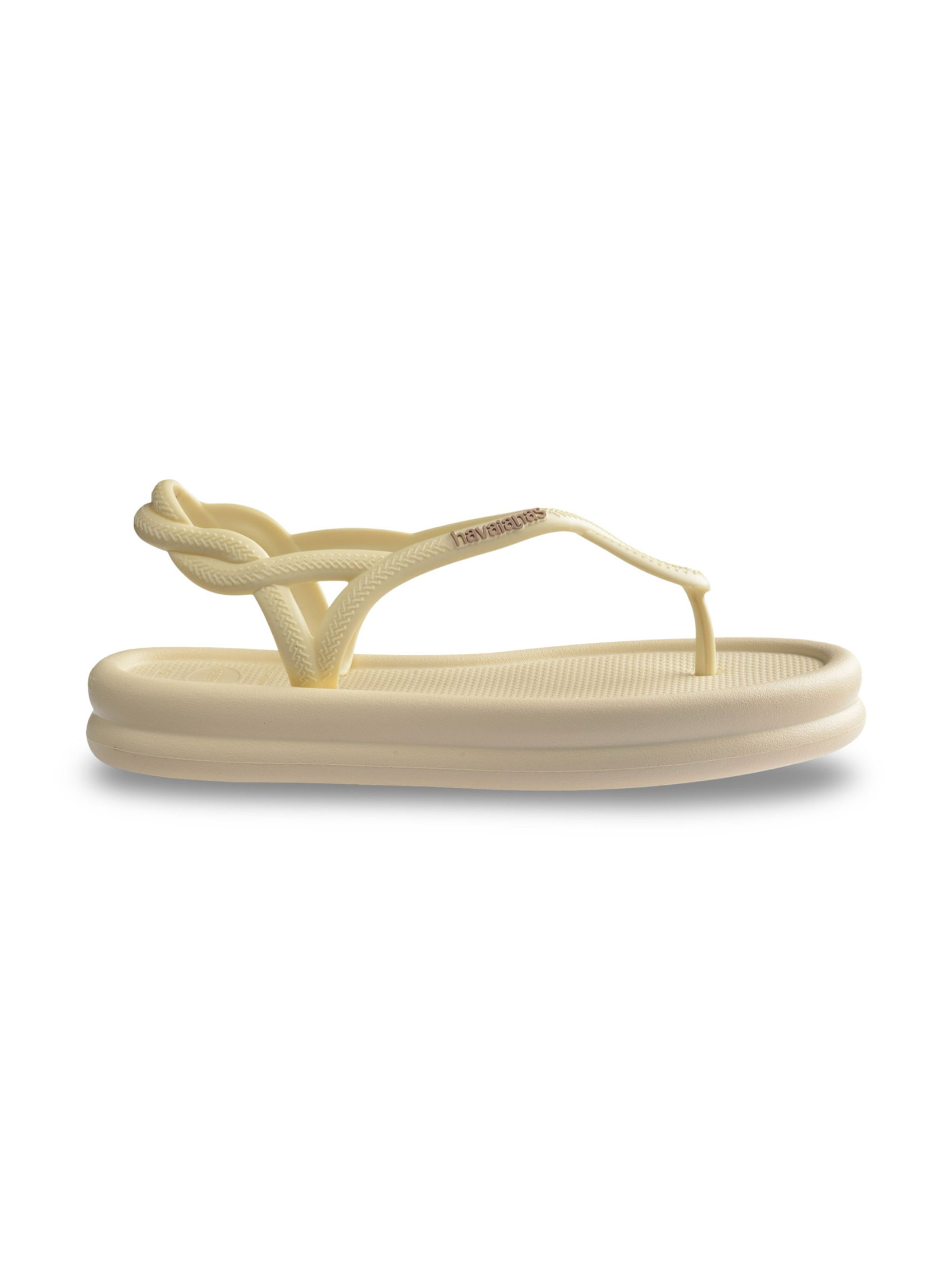 Infradito da donna Havaianas beige con dettaglio cinturino incrociato 4150264 9256 HAVAIANAS