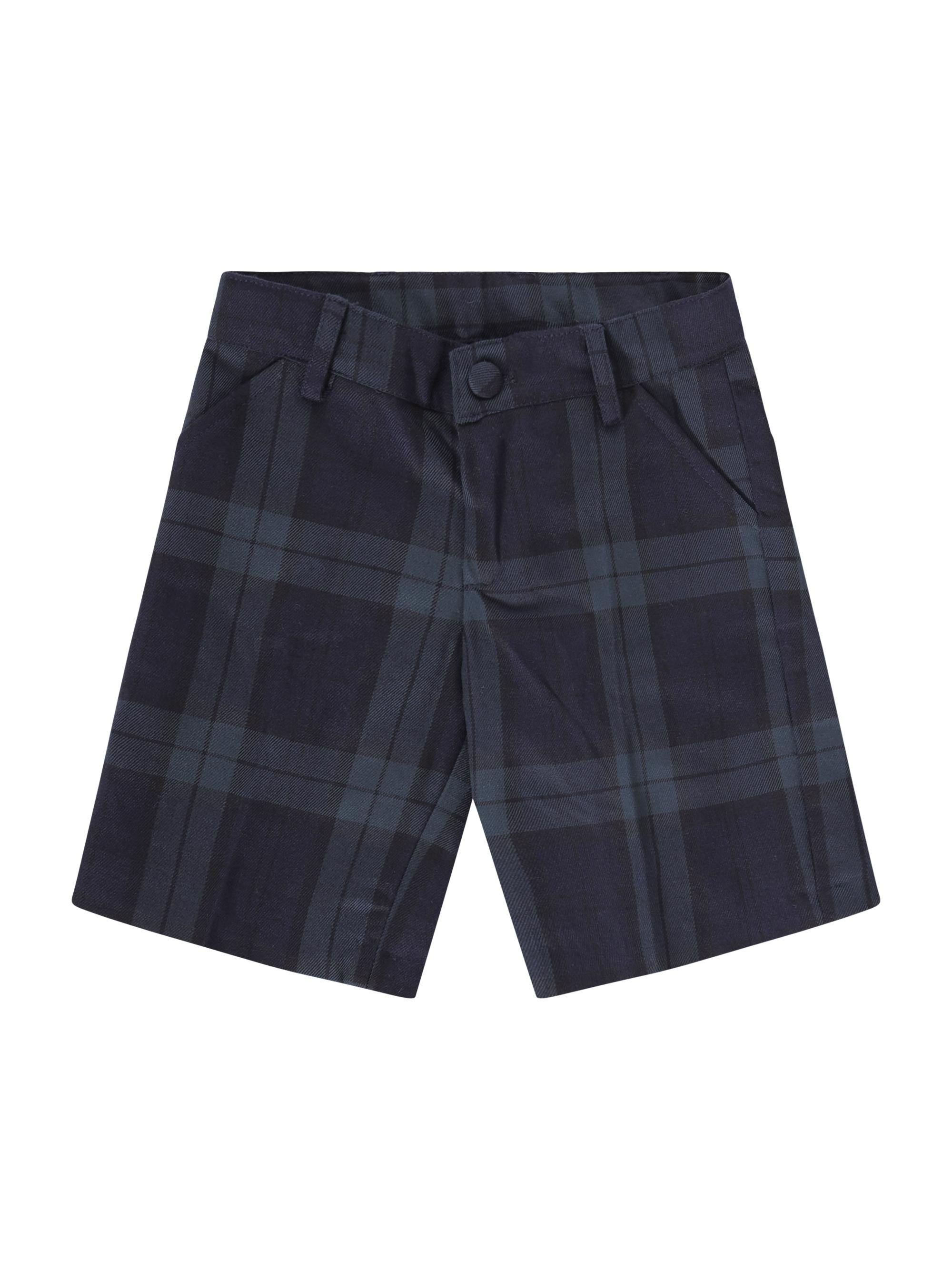 Shorts per neonato Baroni blu con motivo scozzese 10522 VERDE BARONI