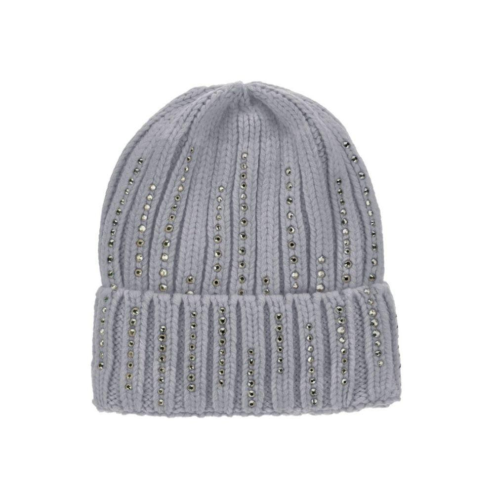 Cappello per bambina Monnalisa Kids grigio con trama a coste 17H004 8064 0032 MONNALISA KIDS