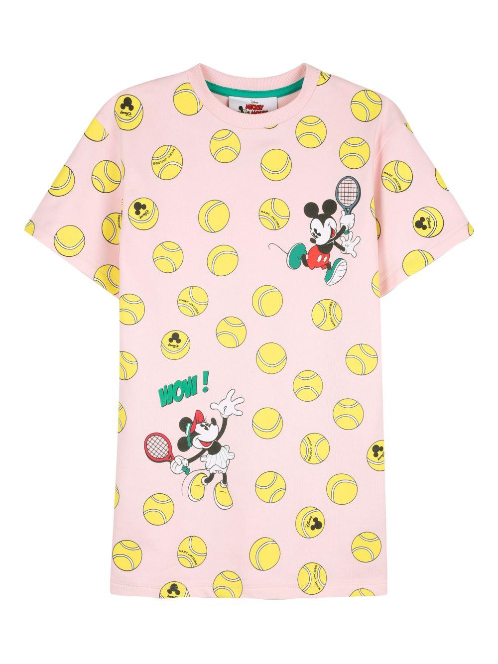 Abito per bambina The Marc Jacobs Kids x Disney con stampa palle da baseball all-over W60712 475 THE MARC JACOBS KIDS
