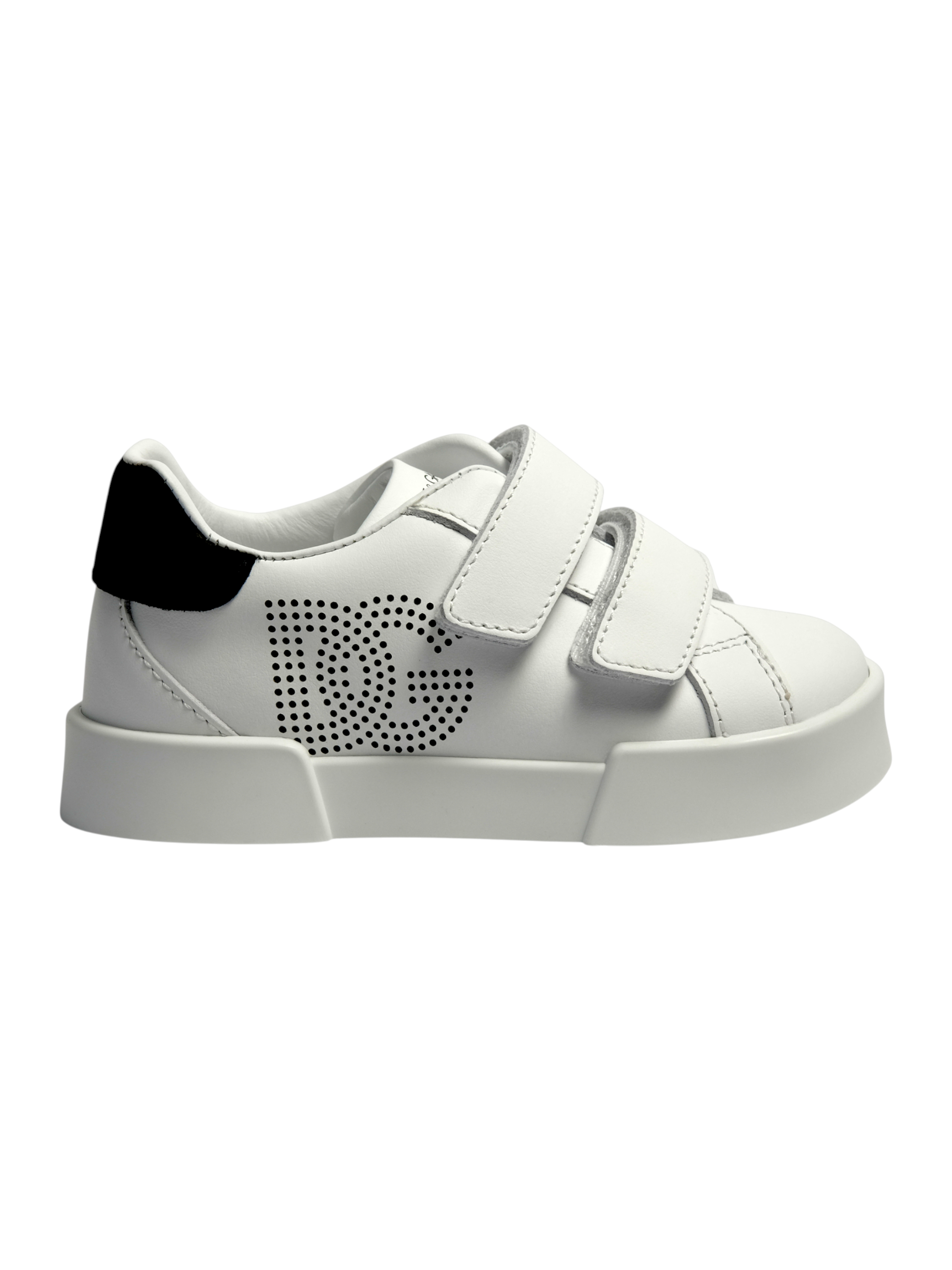 Sneakers per bambini Dolce & Gabbana Kids bianche con dettaglio logo puntinato DN0231 A1196 89697 DOLCE & GABBANA KIDS