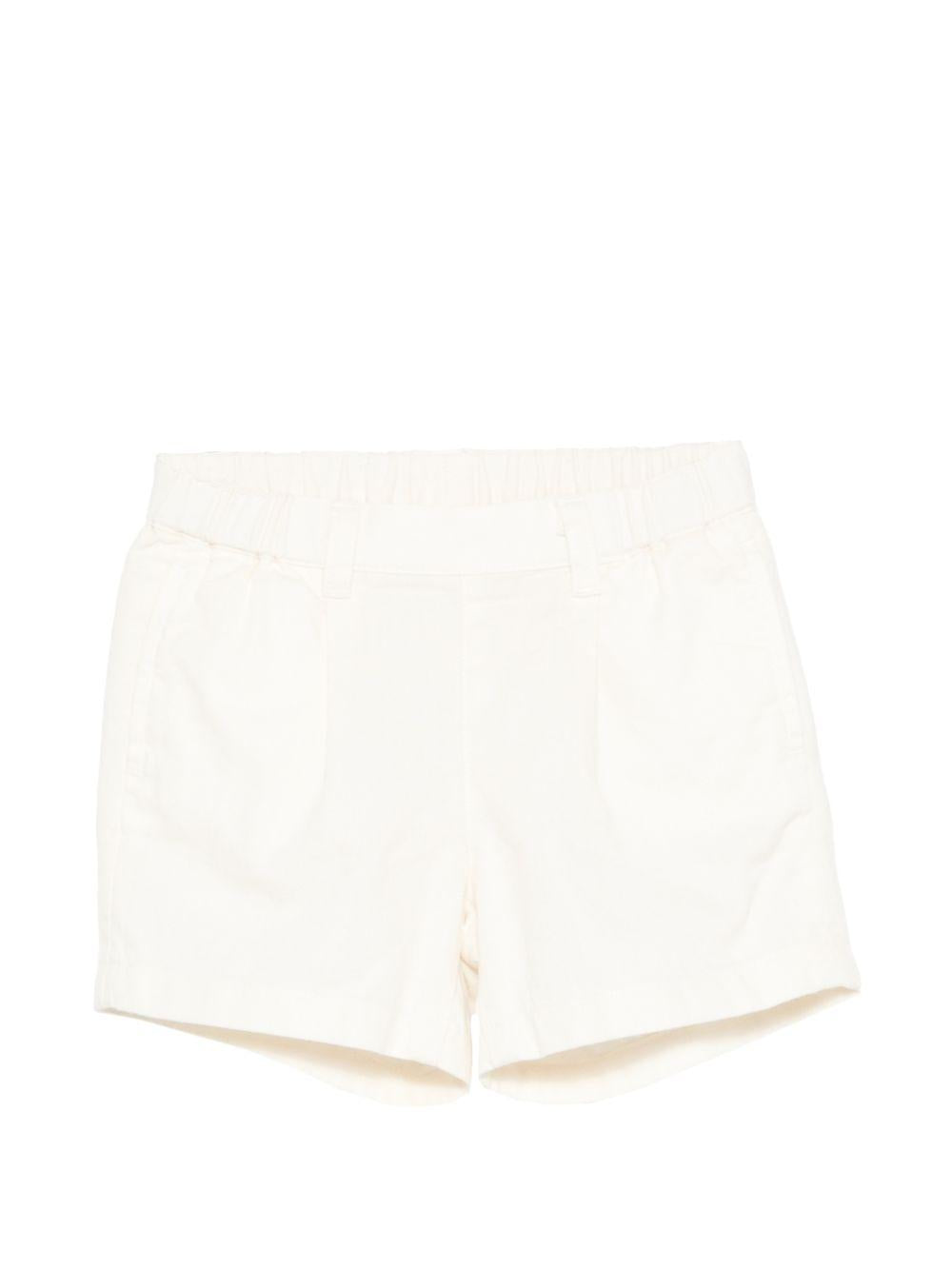 Shorts Leonard per neonato Bonpoint bianchi con vita elasticizzata S06YBEW00003 002 BONPOINT KIDS