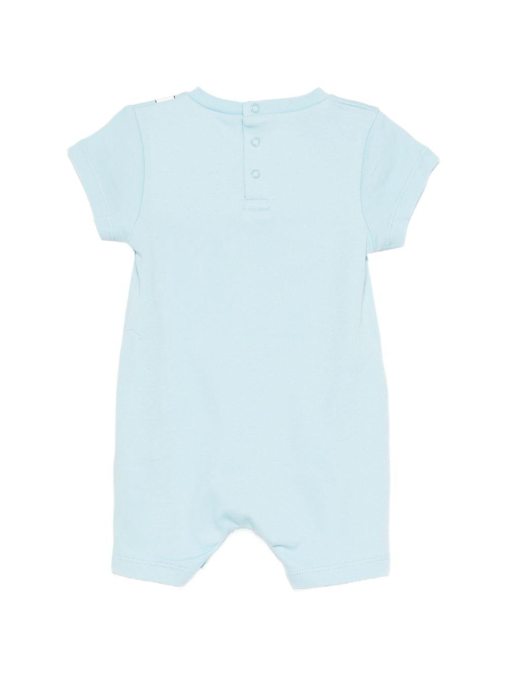 Tutina per neonato The Marc Jacobs Kids azzurra con stampa grafica sul davanti W60807 77B THE MARC JACOBS KIDS