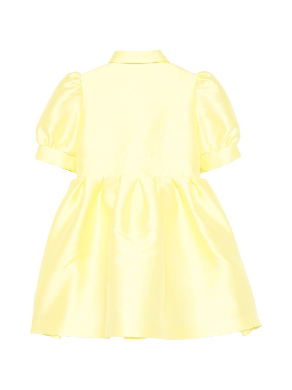 Abito per bambina Elie Saab Junior giallo con maniche a palloncino EFAB119TS0807 YEL ElIE SAAB
