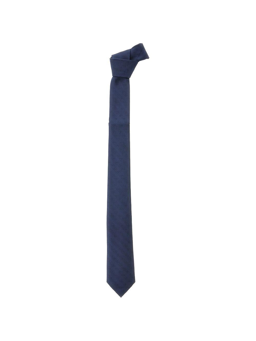 Cravatta per bambino Emporio Armani kids blu con stampa logo EB000843 AF23748 FB068 EMPORIO ARMANI KIDS