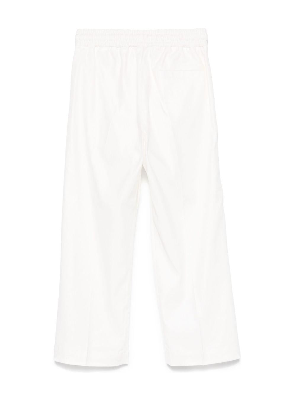 Pantaloni per bambino Paolo Pecora Kids bianco con coulisse PP3915 GESSO PAOLO PECORA KIDS