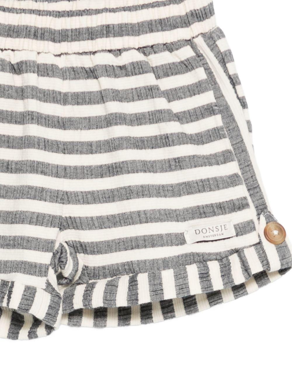 Shorts per neonata Donsje multicolor con design a righe 4116400 S0003 DONSJE KIDS