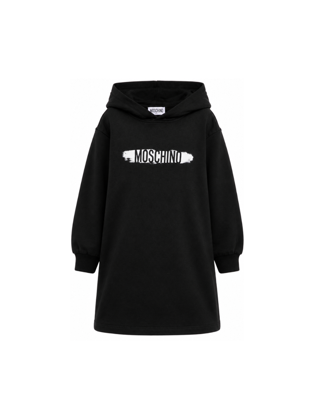 Abito per bambina Moschino Kids nero modello felpa HDV0ICLCA40 60100 MOSCHINO KIDS