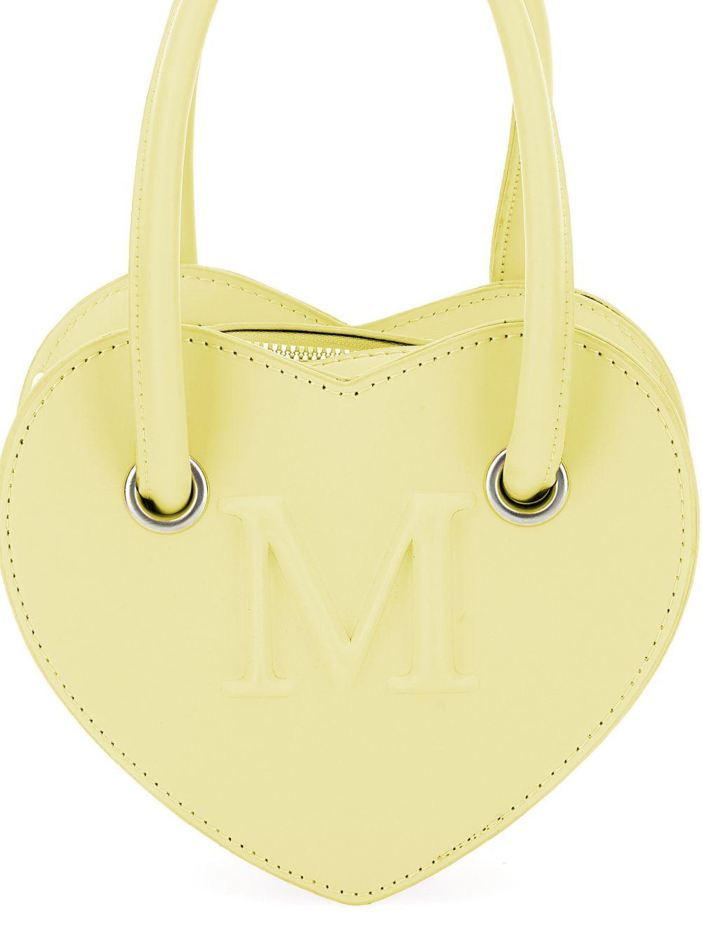 Borsa per bambina Monnalisa gialla a forma di cuore<BR/><BR/> 17G002 7069 0014 MONNALISA KIDS
