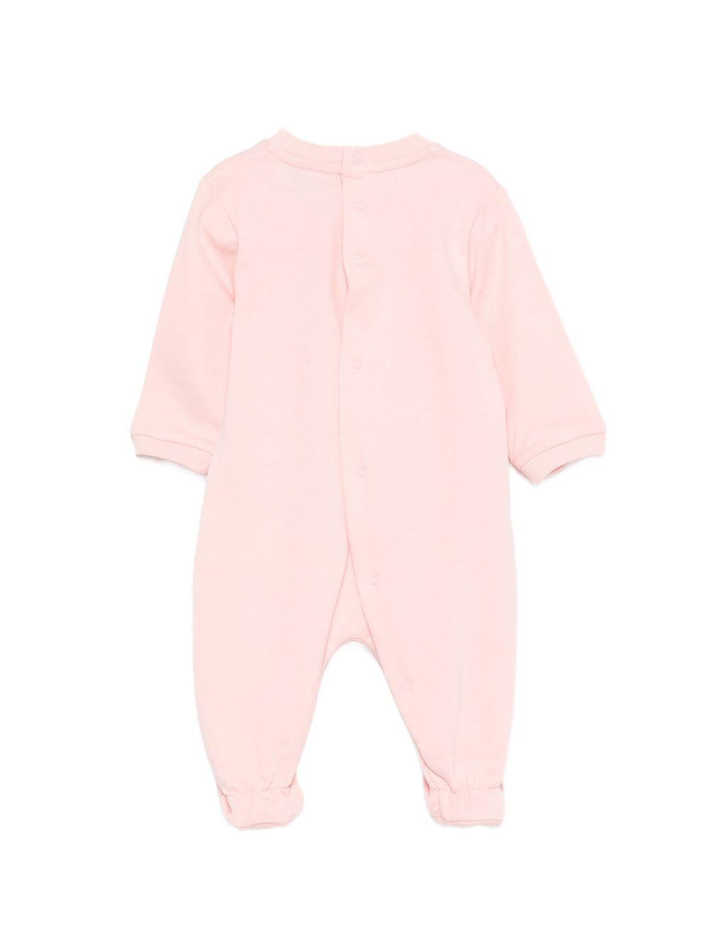 Tutina per neonata Moschino Kids rosa con stampa orsetto MUT04PLCA19 50209 MOSCHINO KIDS