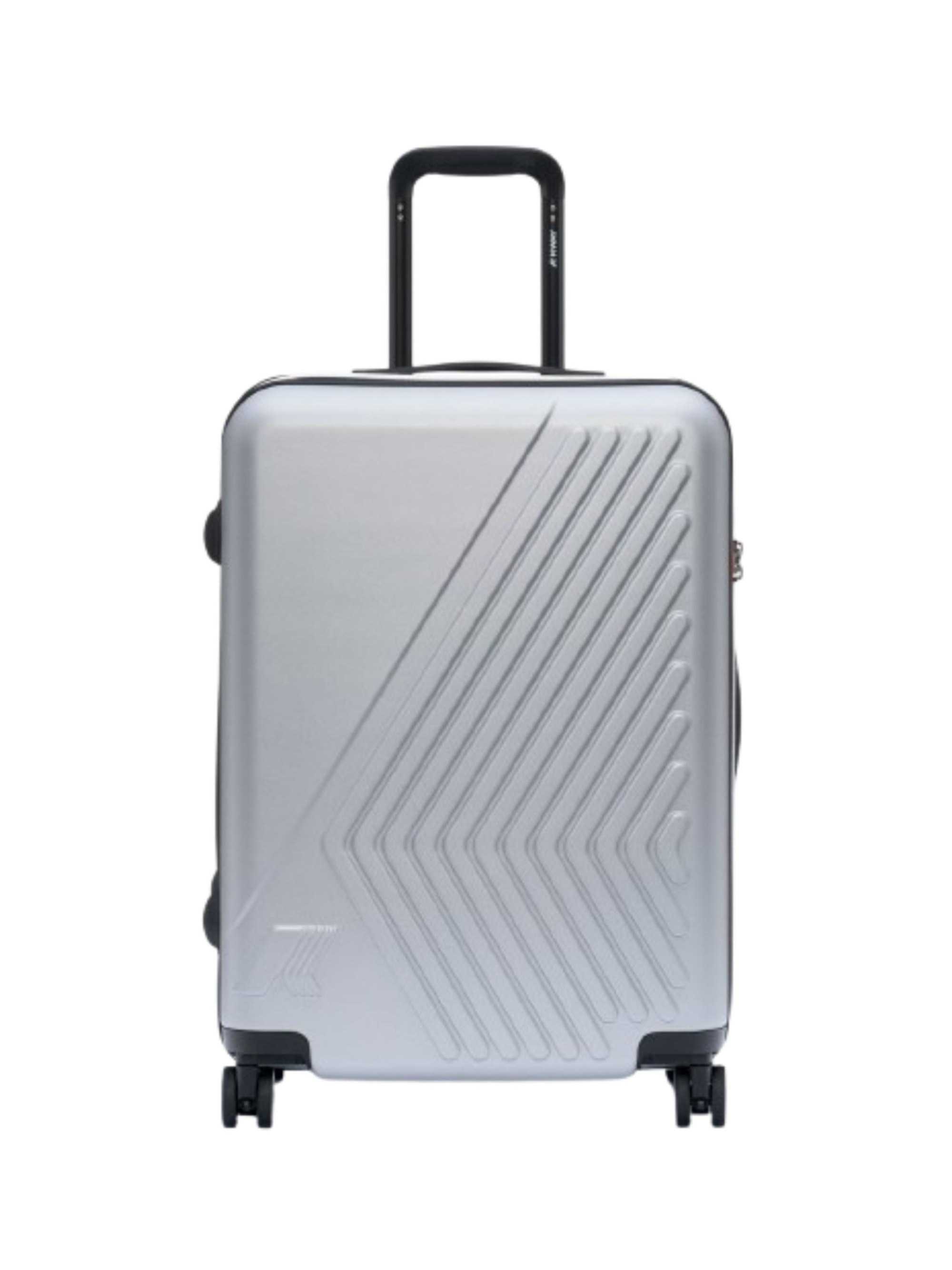 Trolley Eudoxieur K-Way Kids grigio con monogramma in rilievo K41351W 08Y K-WAY KIDS