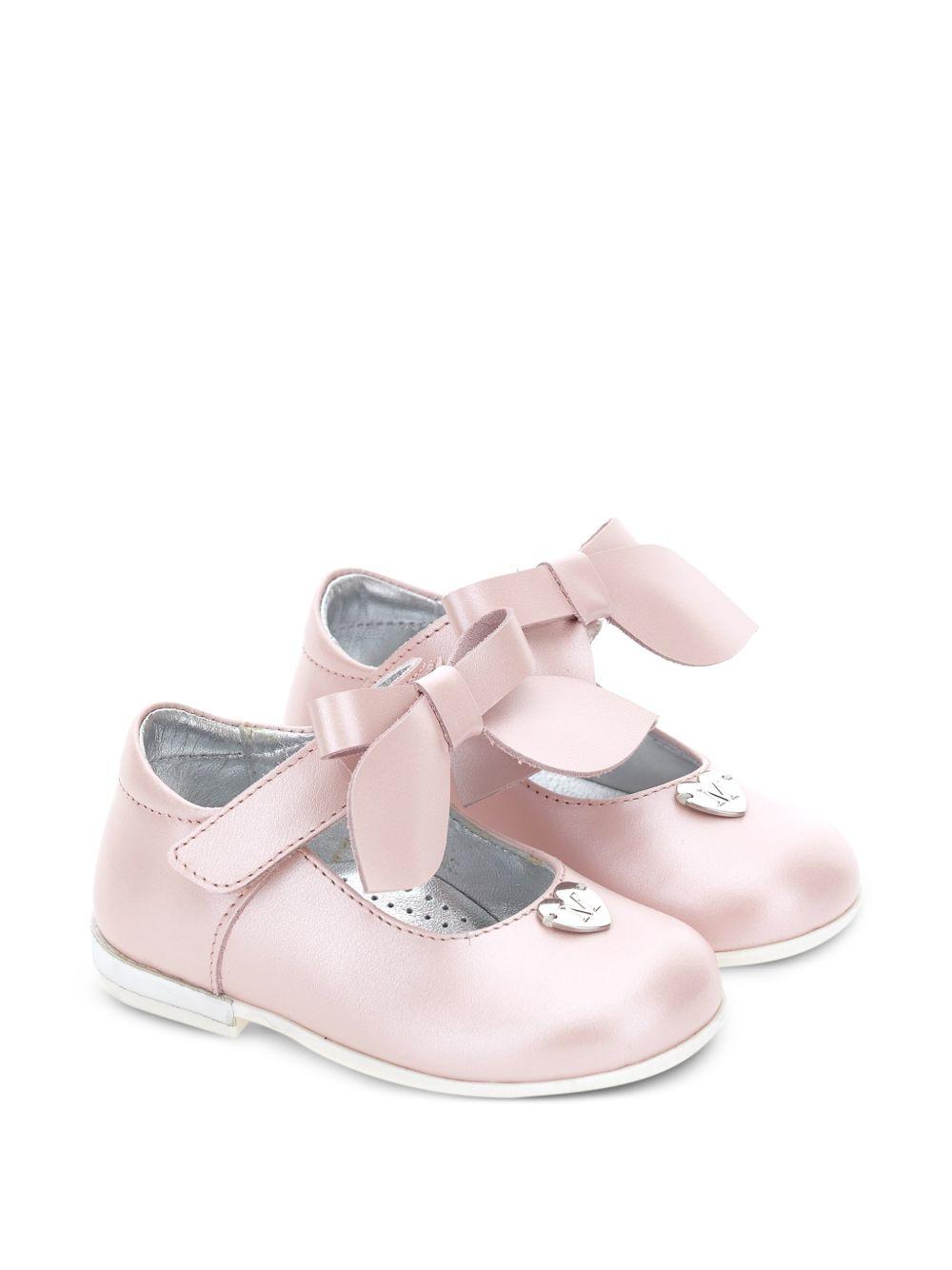Ballerine per bambina Monnalisa Kids rosa con applicazione fiocco 83H000 8777 094F MONNALISA KIDS