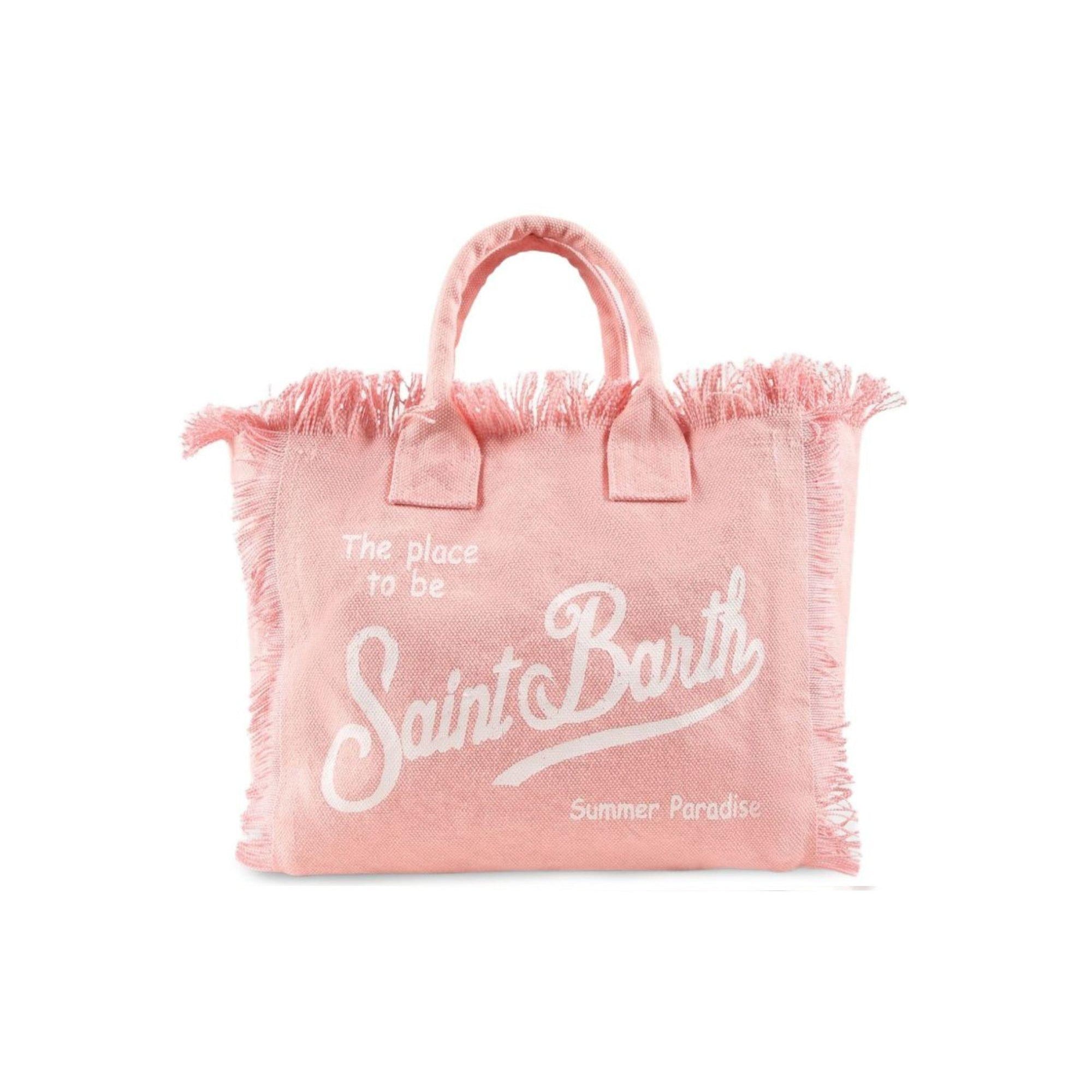 Borsa Colette MC2 Saint Barth rosa con dettaglio frange COL0001 00135L MC2 ST. BARTH KIDS