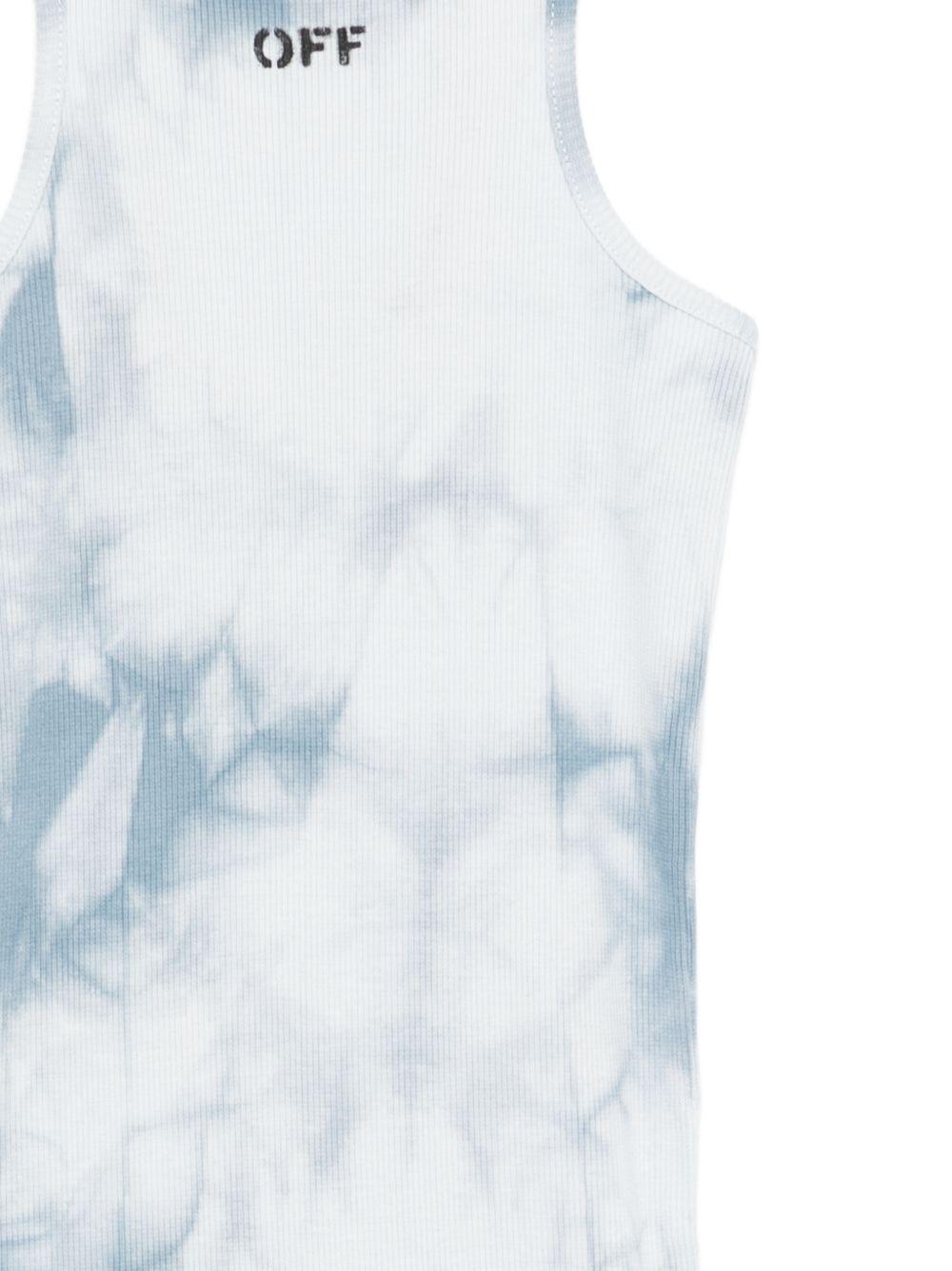 Abito per bambina Off White Kids multicolore con stampa logo 44GDH008S26J001 451 OFF WHITE KIDS