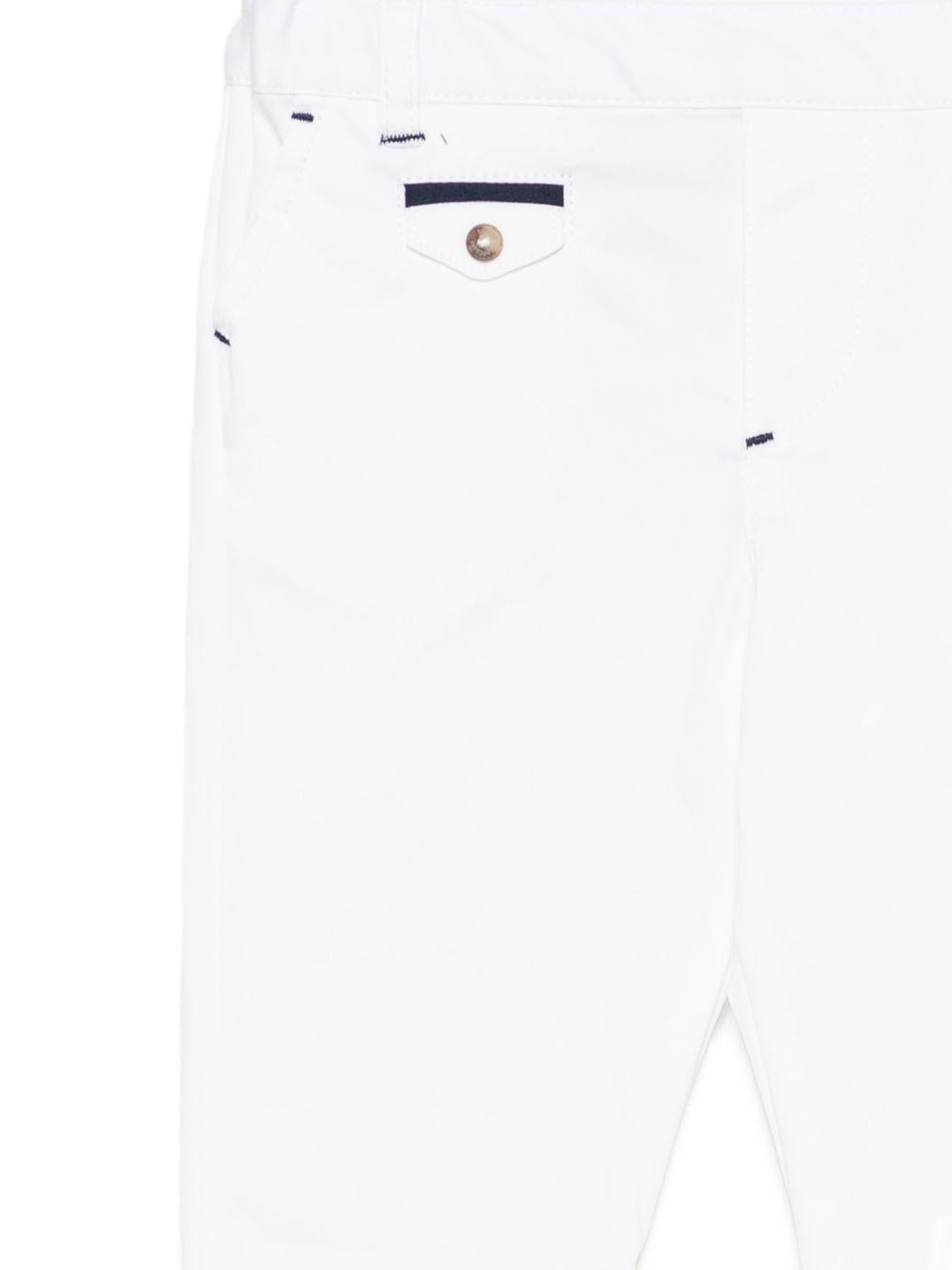 Pantaloni per neonato Tartine & Chocolat bianco con vita elasticizzata CC22011 01 TArtine & Chocolat KIDS