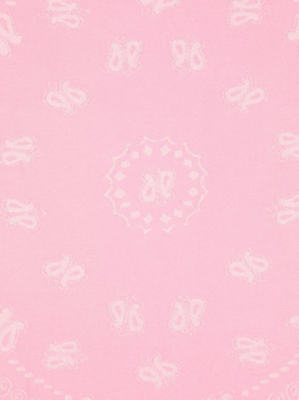 Telo mare per bambina MC2 Saint Barth Kids rosa con stampa grafica FOUT009 02704L MC2 ST. BARTH KIDS