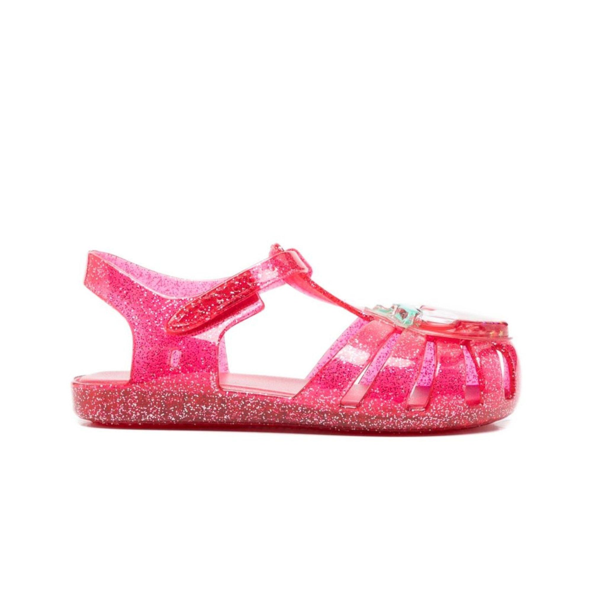 Sandali per bambina Konges Slojd rosa con applicazione di fragole KS104933 STRAWBERRY KONGES SLOJD KIDS