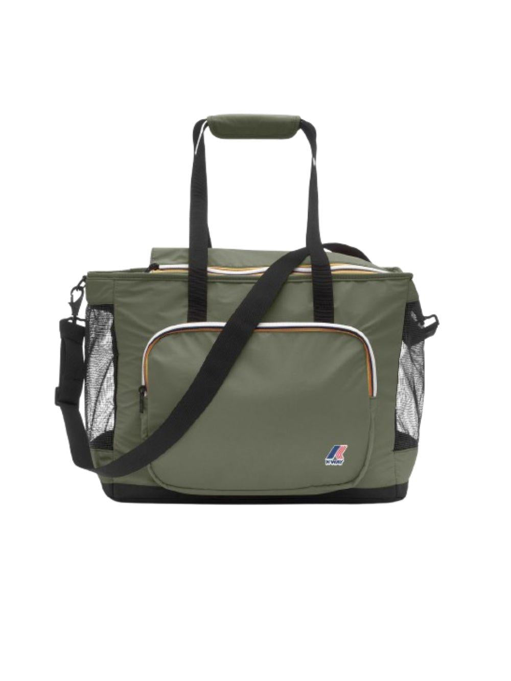 Trasportino per animali domestici Le Vrai 4.0 Marley K-Way verde con dettaglio rete K8151XW V15 K-WAY KIDS