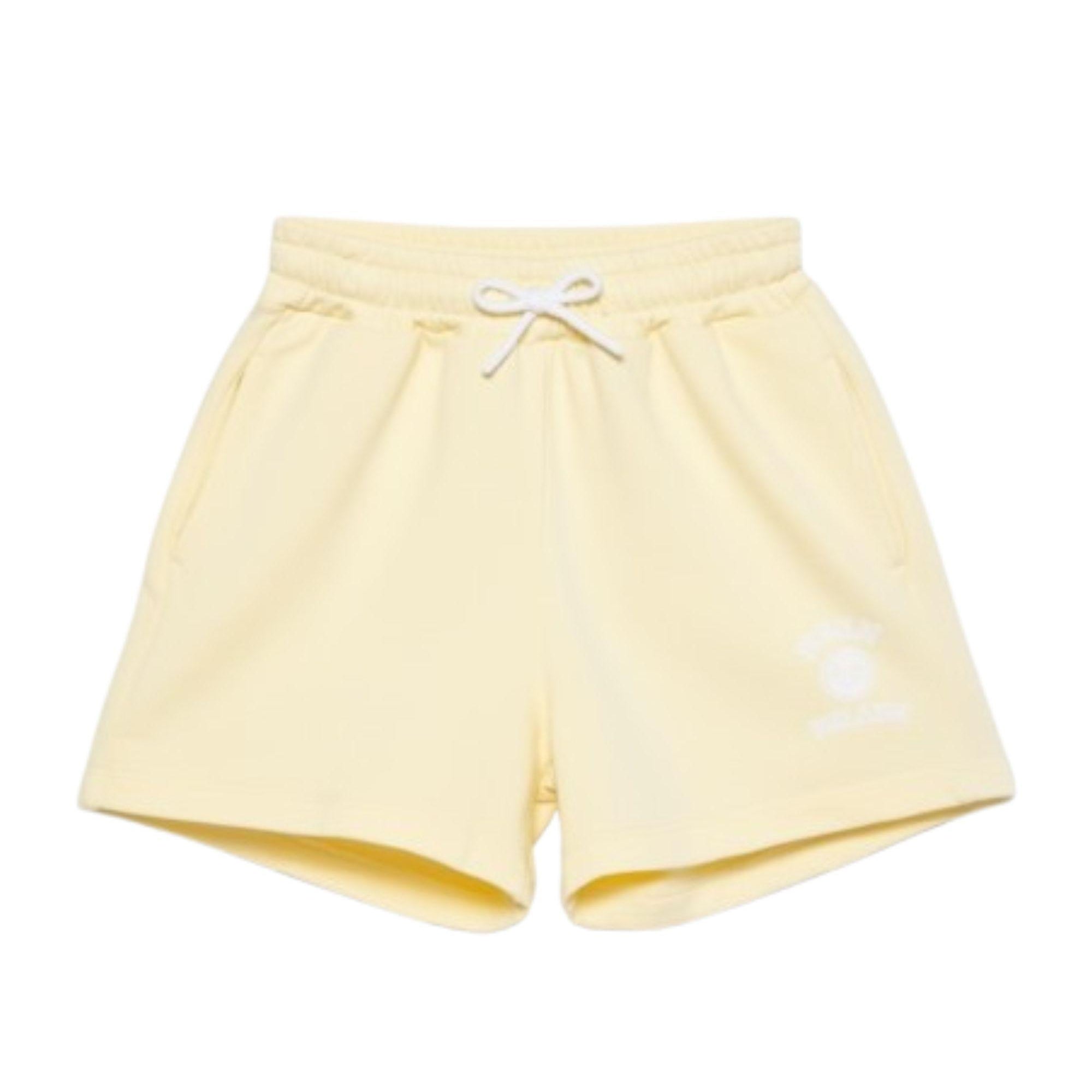Shorts per bambina MSGM Kids giallo con coulisse S6MSJUBE054 MS075 MSGM KIDS