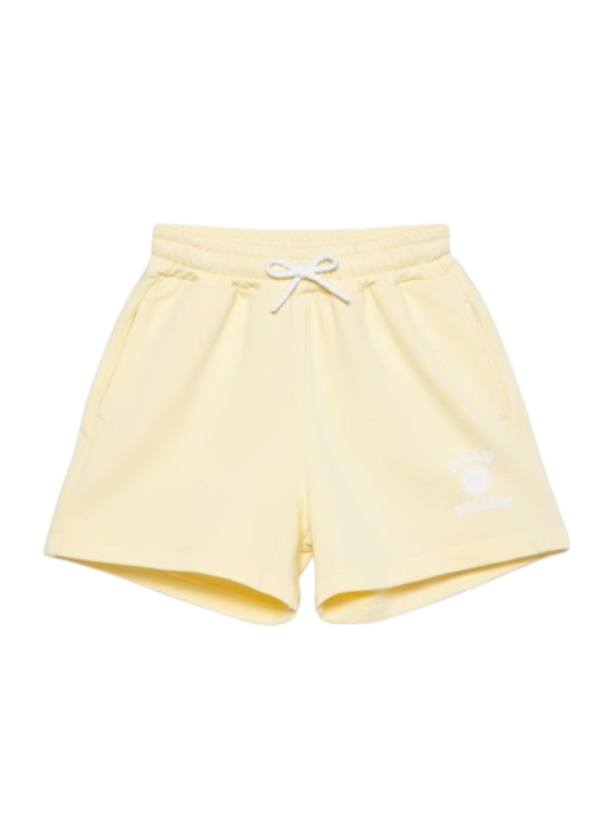 Shorts per bambina MSGM Kids giallo con coulisse S6MSJUBE054 MS075 MSGM KIDS