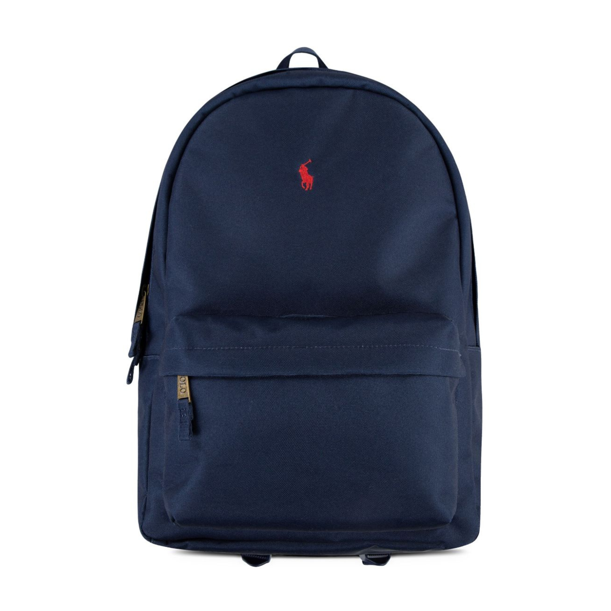 Zaino per bambini Polo Ralph Lauren Kids blu con motivo Polo Pony 9AR151 BCV Ralph Lauren kids