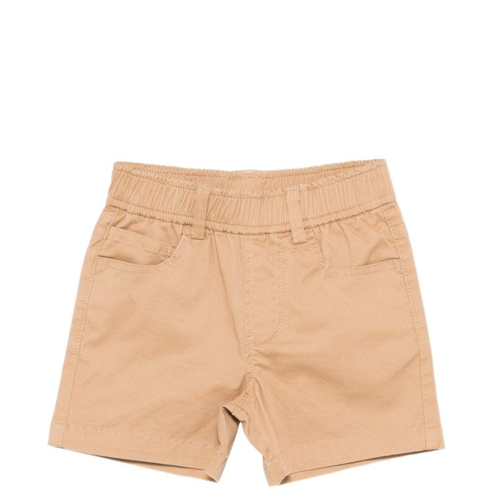 Shorts per neonato Trussardi Jeans beige con passanti per cintura TIP26074BE BROWN MAC. TRUSSARDI KIDS