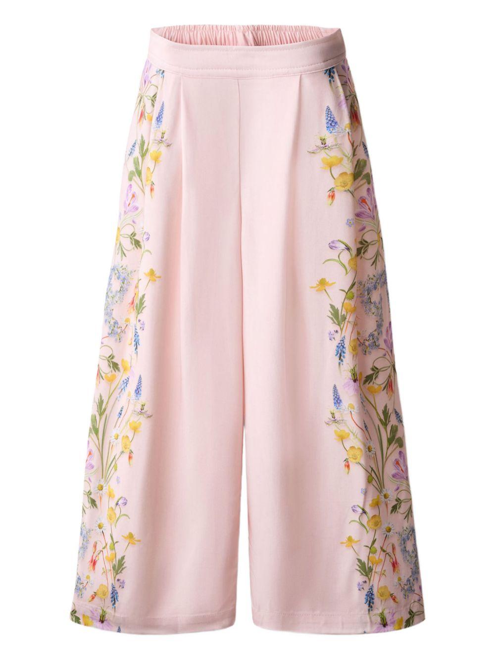 Pantaloni Azina per bambina Molo con stampa floreale 2S26I108 5667 MOLO