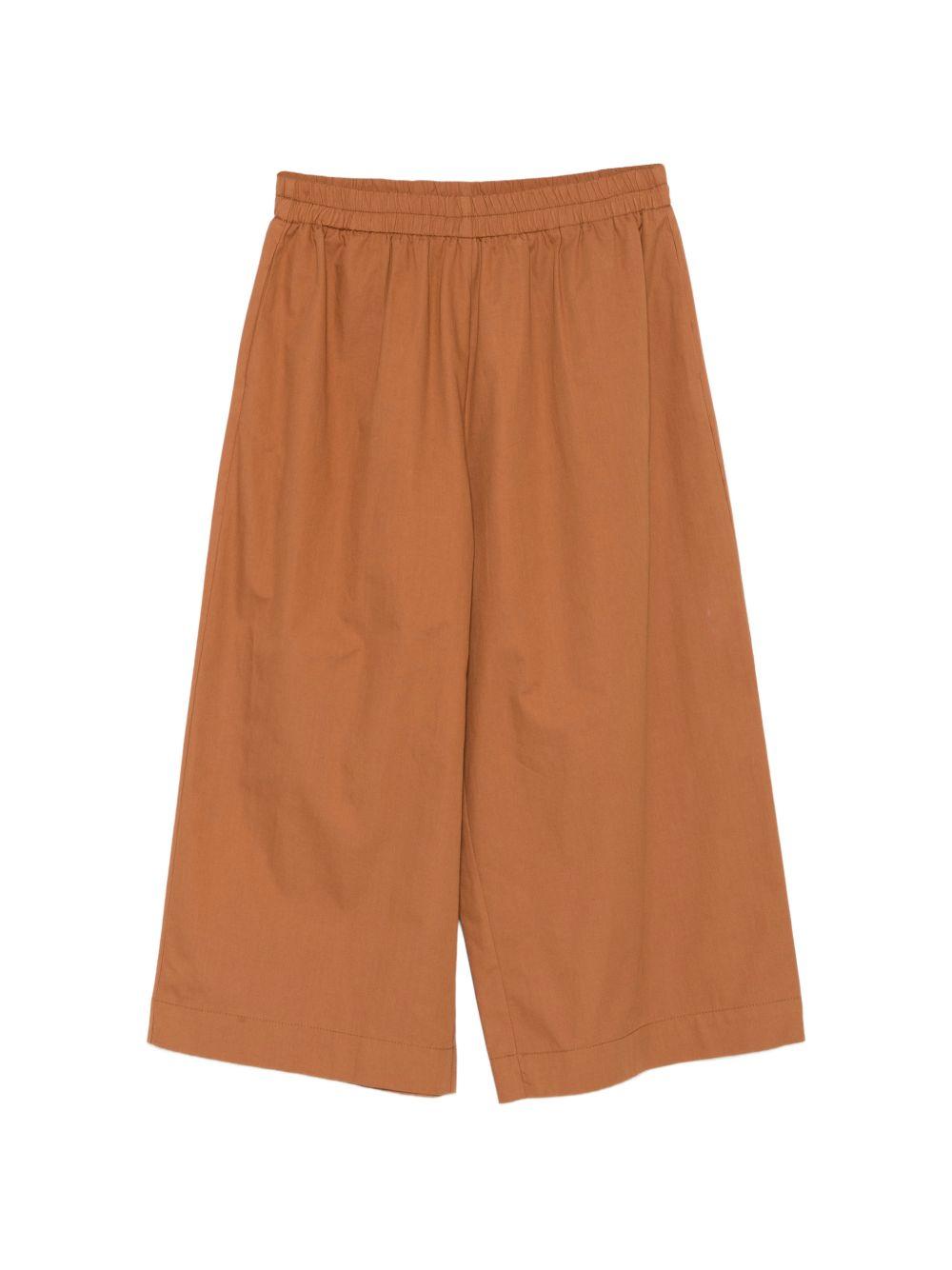 Pantaloni da donna Merci color ruggine con gamba larga P425 RUST MERCI