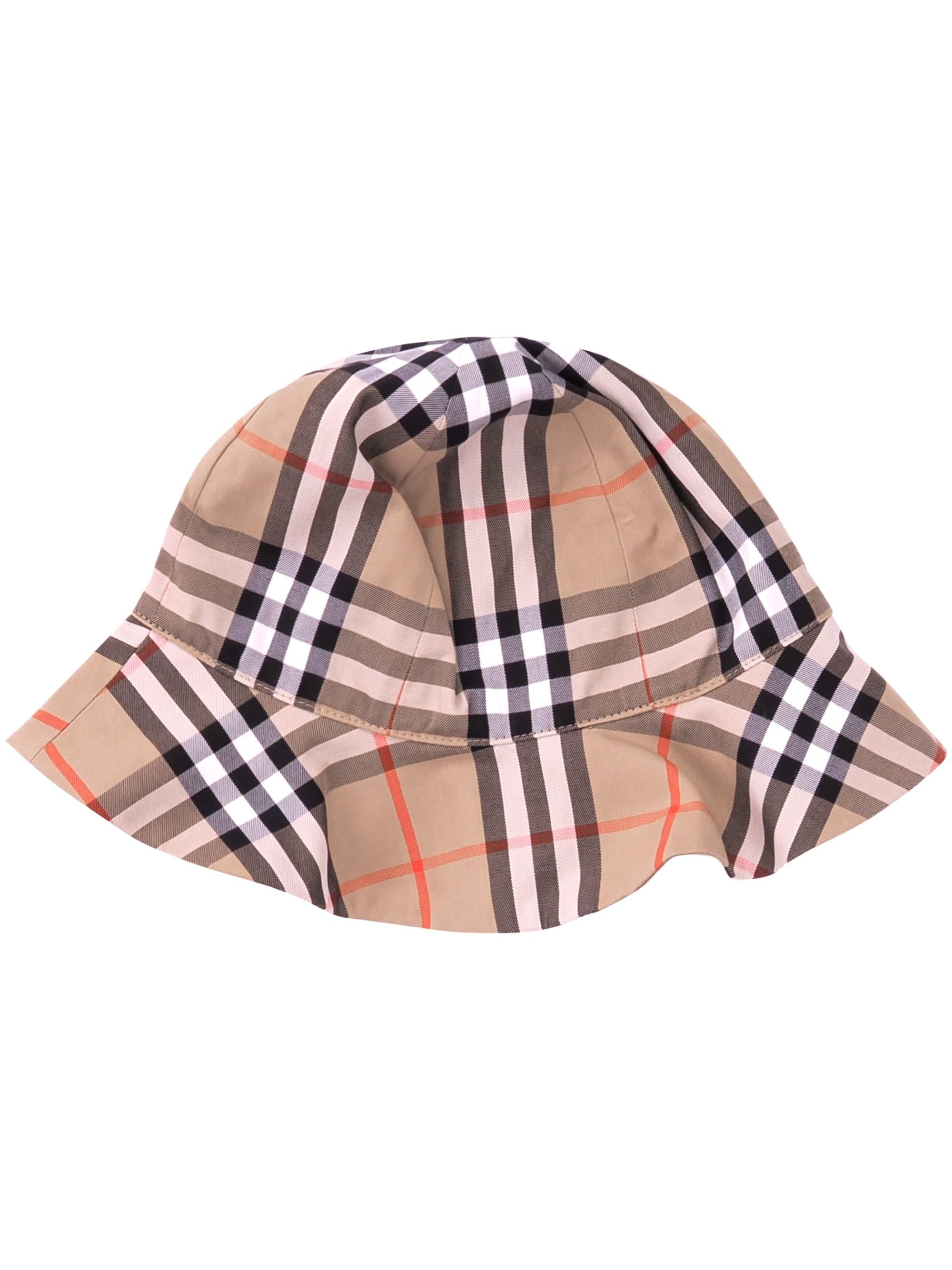 Set abito e body per neonata Burberry Kids beige con motivo a quadri 8117967 B9368 BURBERRY KIDS