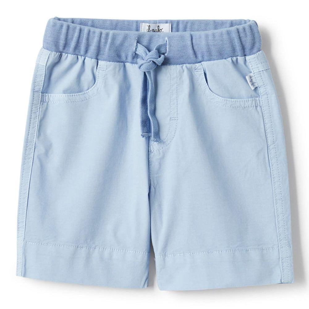 Shorts per neonato Il Gufo azzurro con coulisse P25PB074C6035 464 IL GUFO