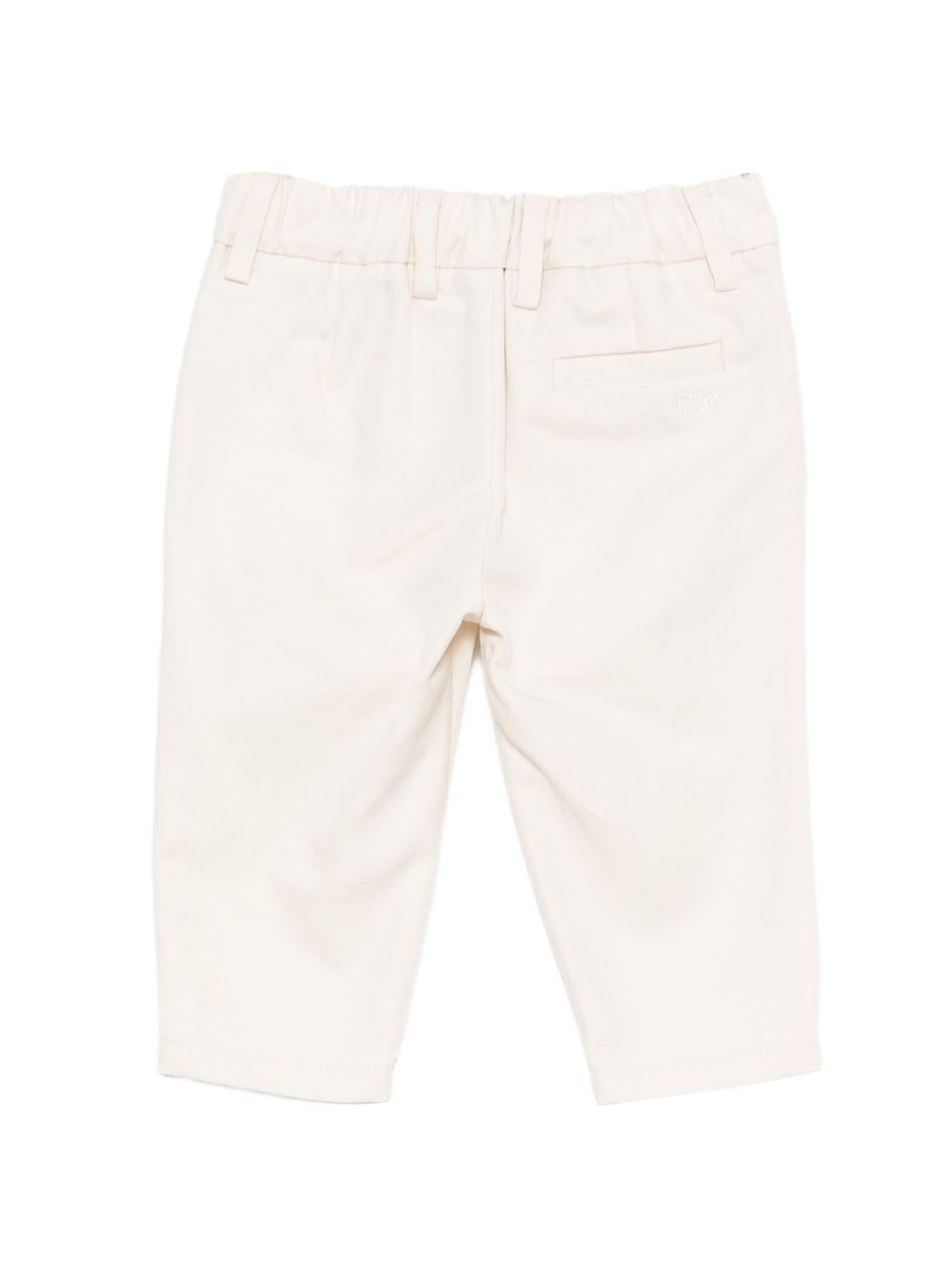 Pantaloni per neonato Fay Kids beige con bottoni FY6500 G0198 107 FAY KIDS