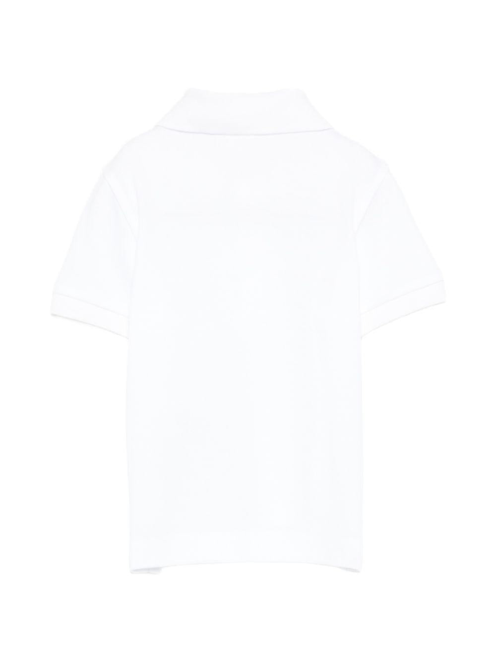 T-shirt per neonato Givenchy Kids bianca con colletto stile polo H31204 10P GIVENCHY KIDS
