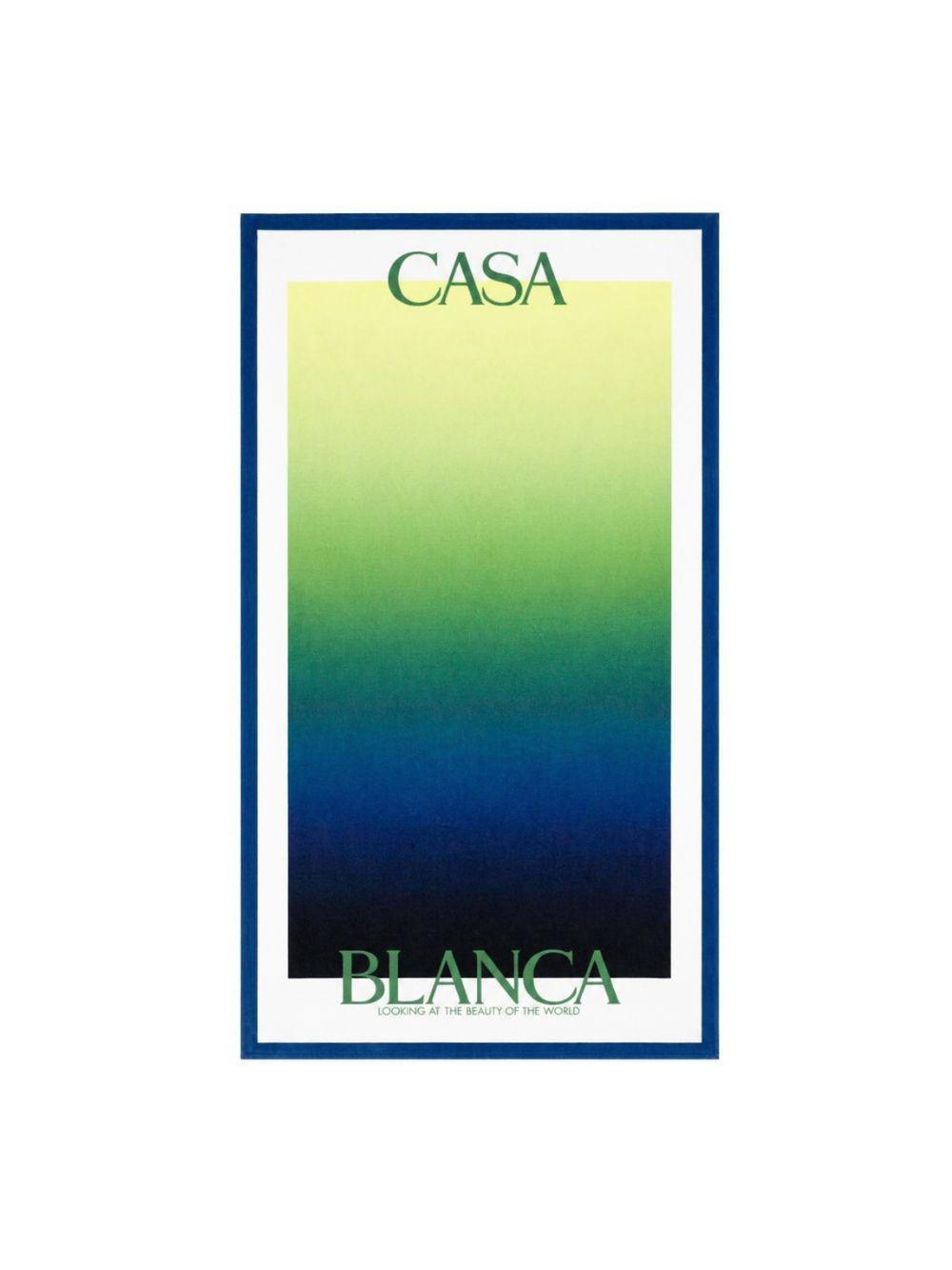 Telo mare per bambini Casablanca Kids multicolor con stampa del logo ASP26ACC00601 GRADIENT CASABLANCA KIDS